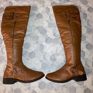 Olivia Miller Over The Knee Riding Boots